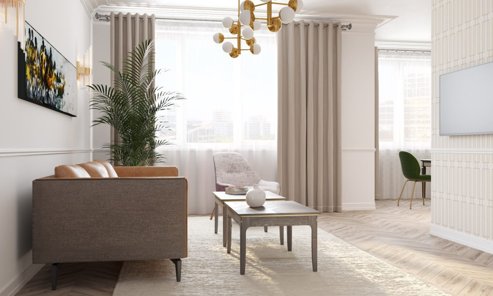 Квартира 108 кв.м. на Лобочевского, Москва