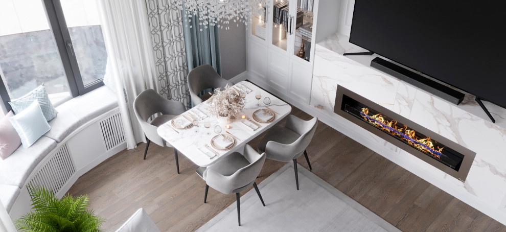 Дизайн четырёхкомнатной квартиры 116 кв.м в ЖК Символ