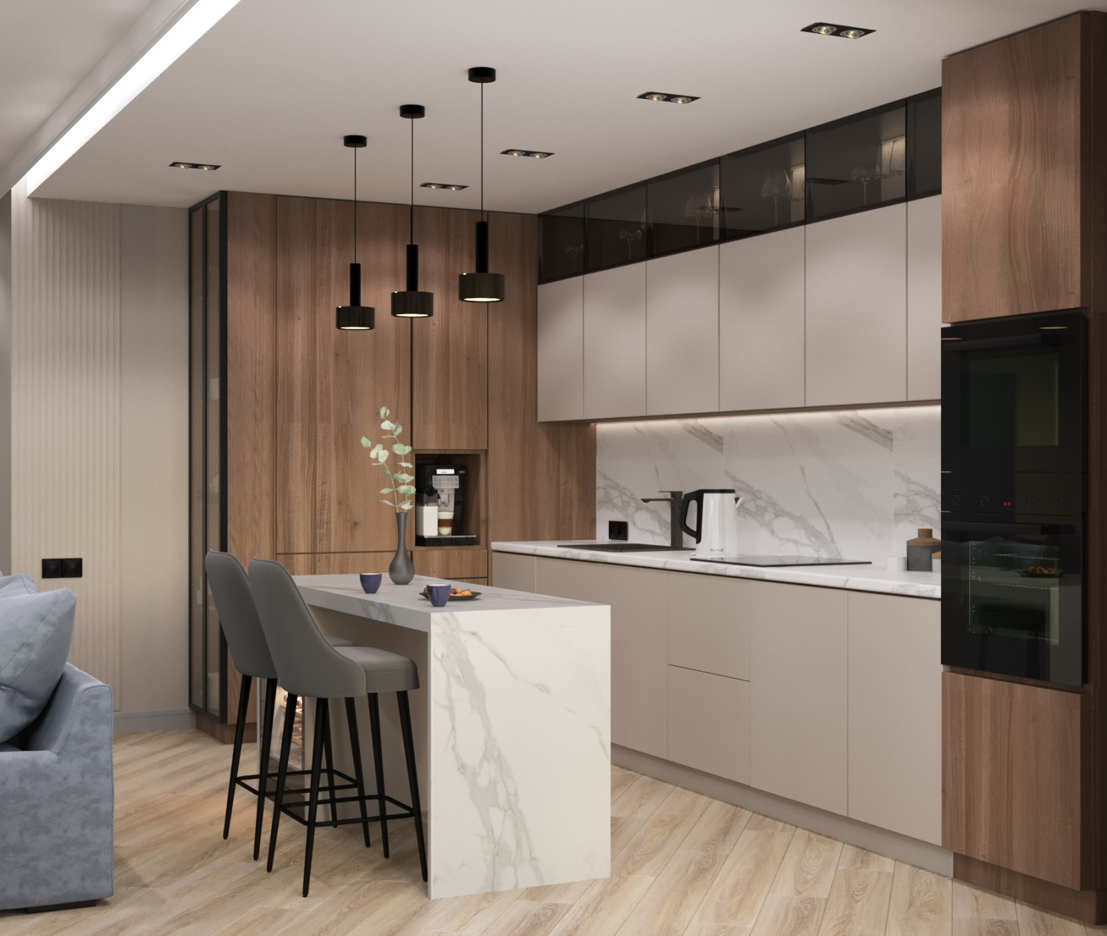 Кухня-гостиная