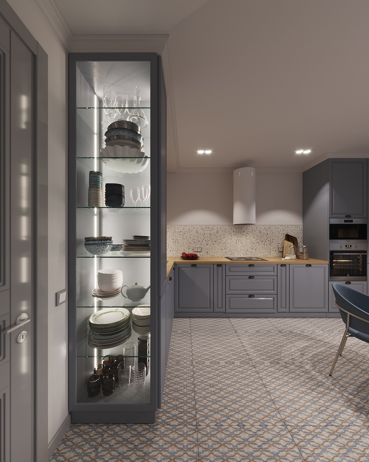 Колоритная квартира для семьи с двумя детьми (девочками)