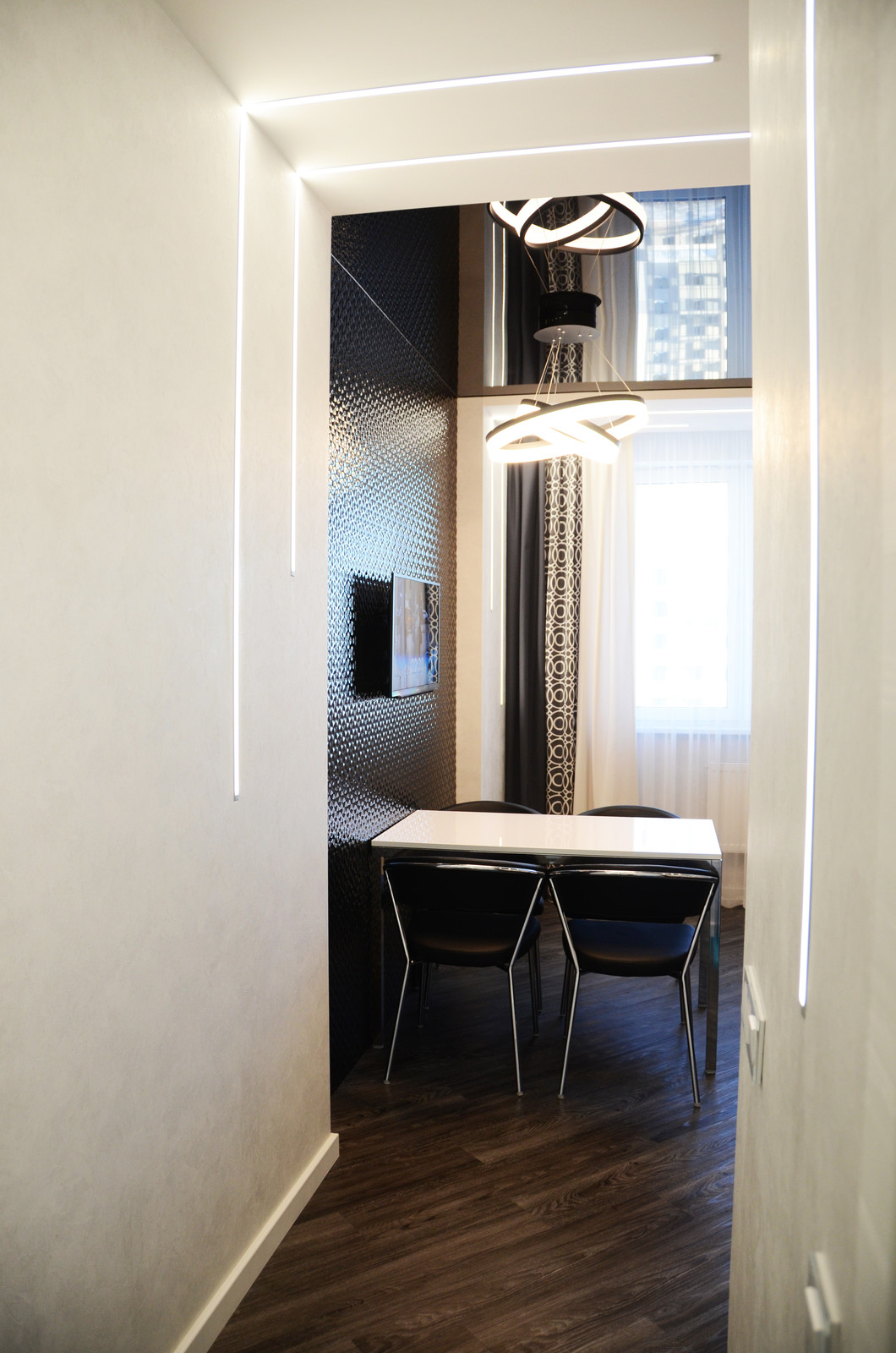 Черно-белый интерьер