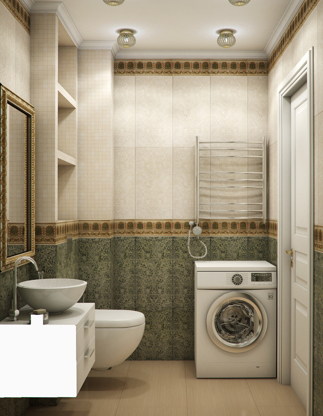 Дизайн-проект квартиры Онежская 53к4 70м2 (Классический стиль)