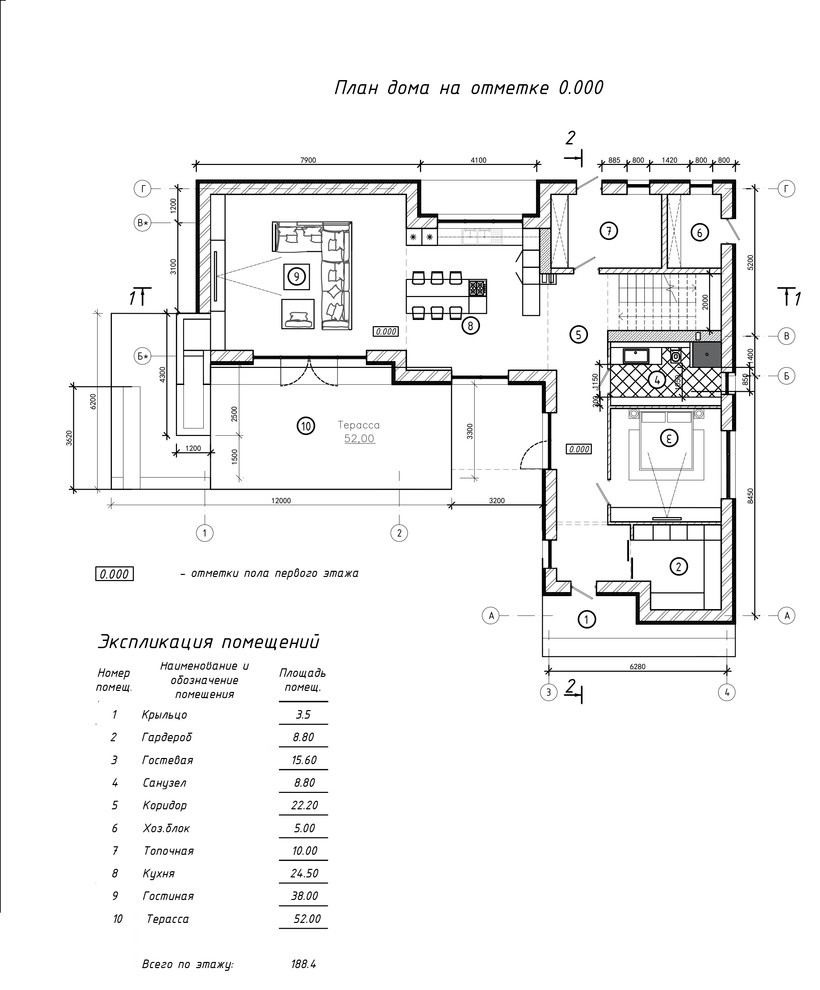 Загородный дом у леса