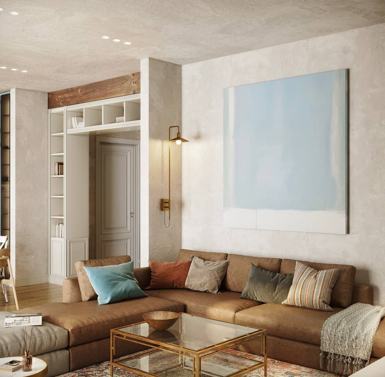 Загородный дом на озере, 230 м2