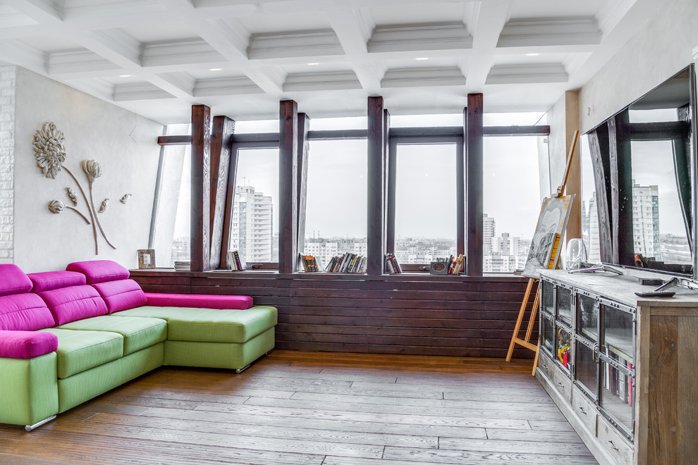 Пентхаус в Санкт-Петербурге. Мебель и отделка из массива.