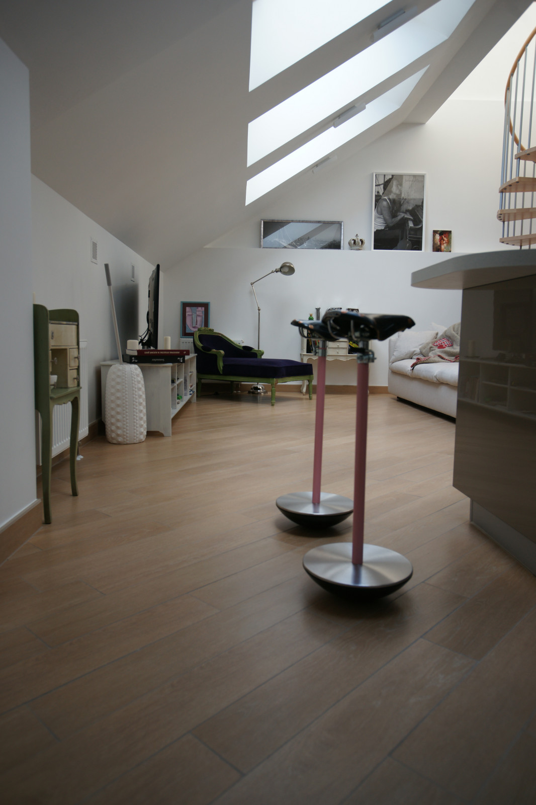 Мансарда художницы