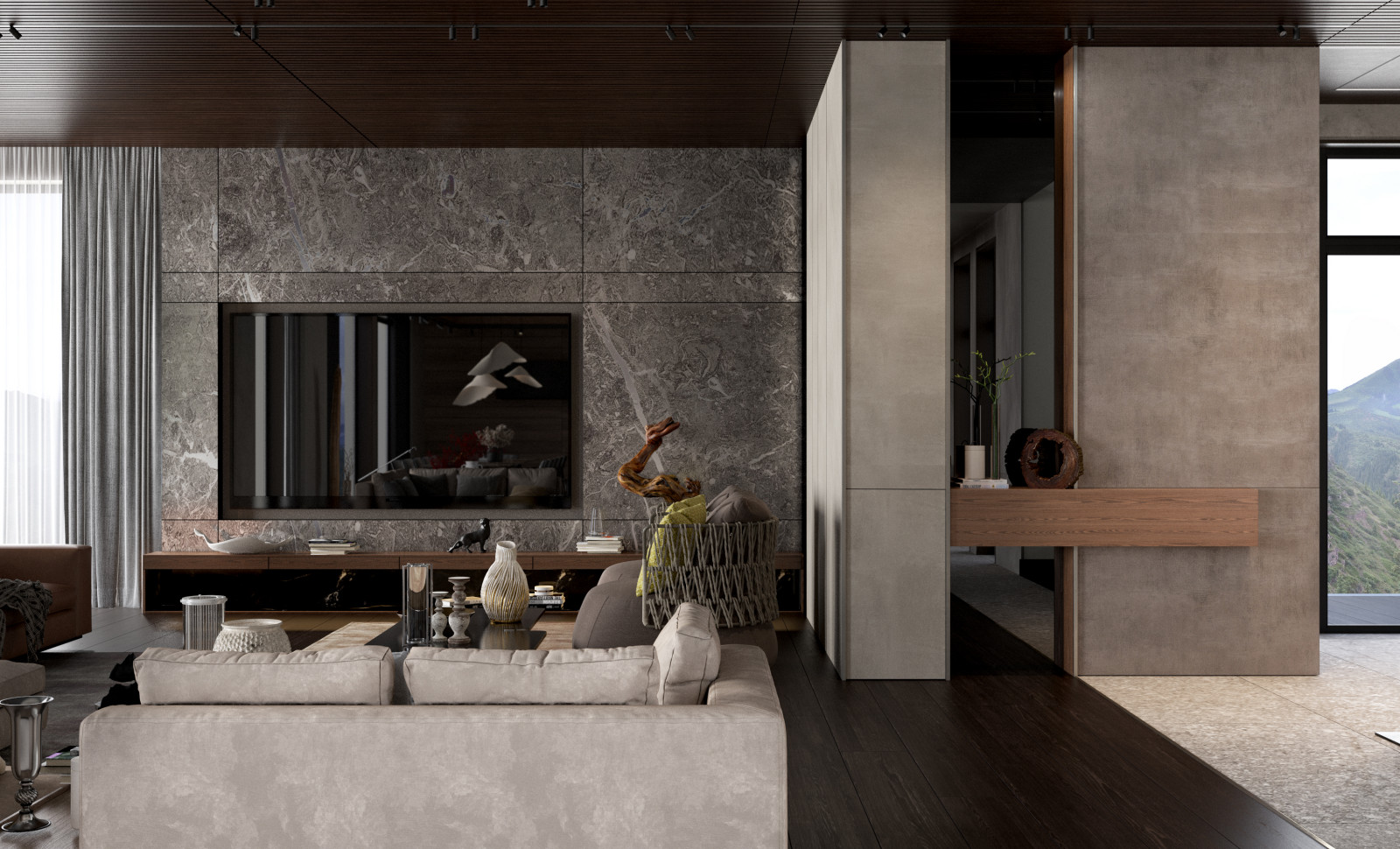 Интерьер дома в Крыму по проекту студии Пейковых