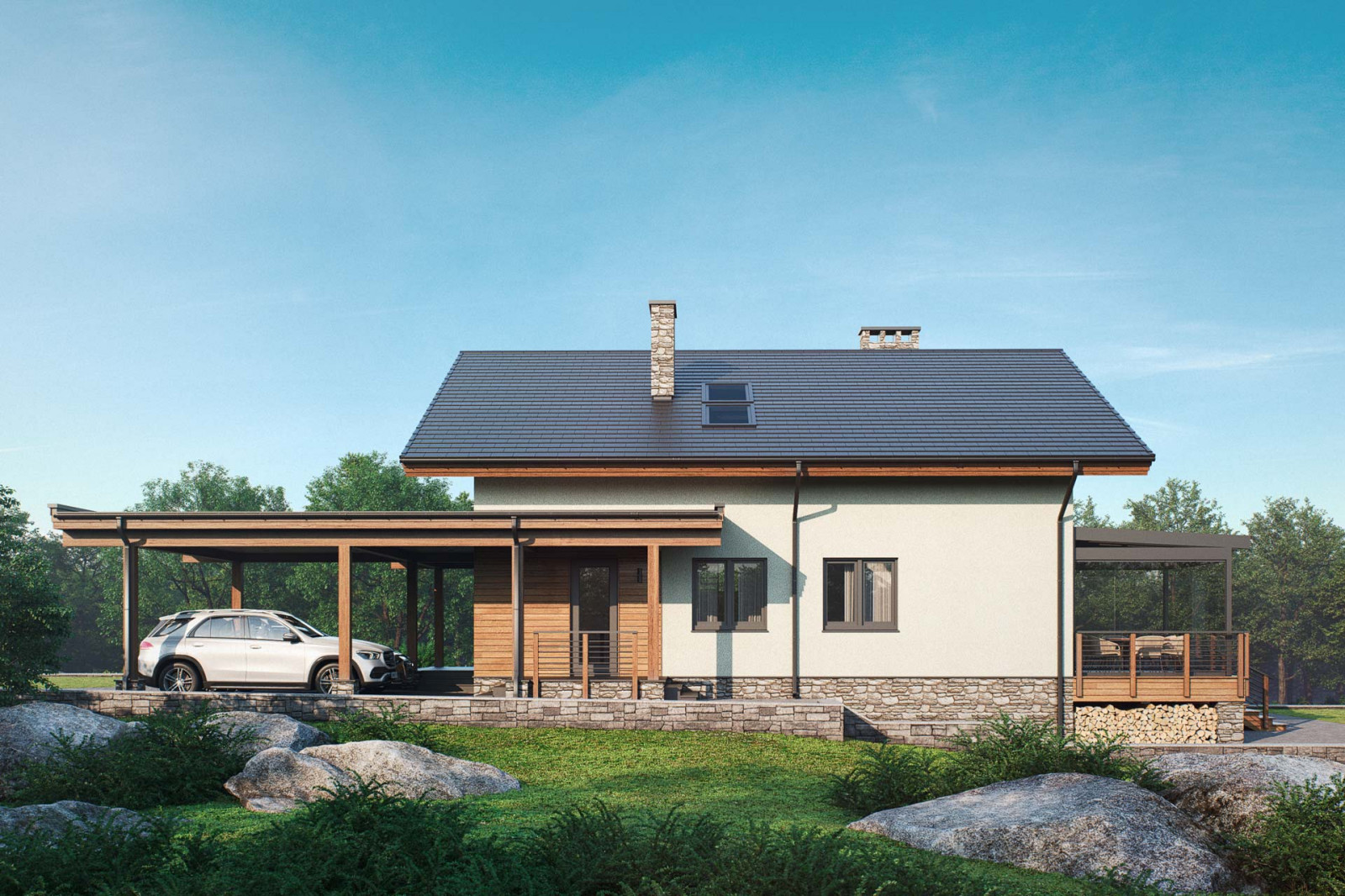 Шале на берегу Волги - AV341