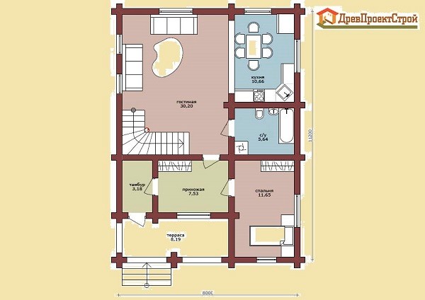 Проект дома №34