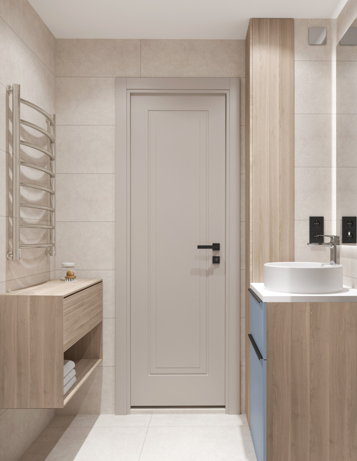 Обложка проекта: Трехкомнатная квартира, Kopeysk