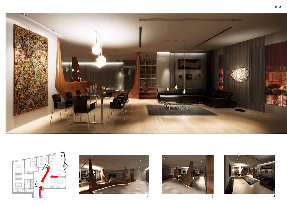 Проект квартиры в ЖК Мосфильмовский