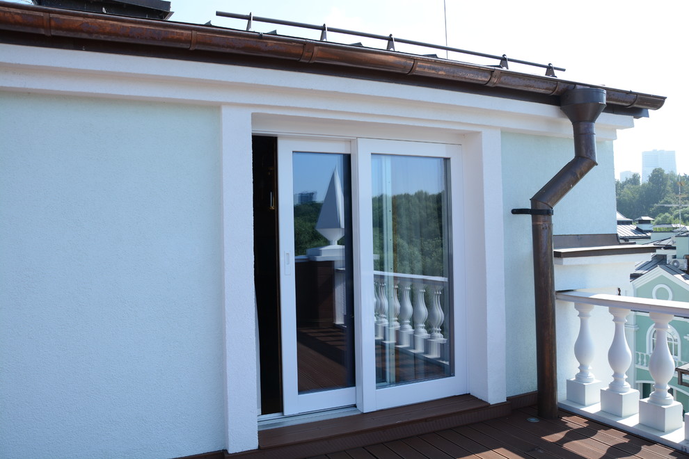 Таунхаус на Береговой (дерево-алюминиевые окна)