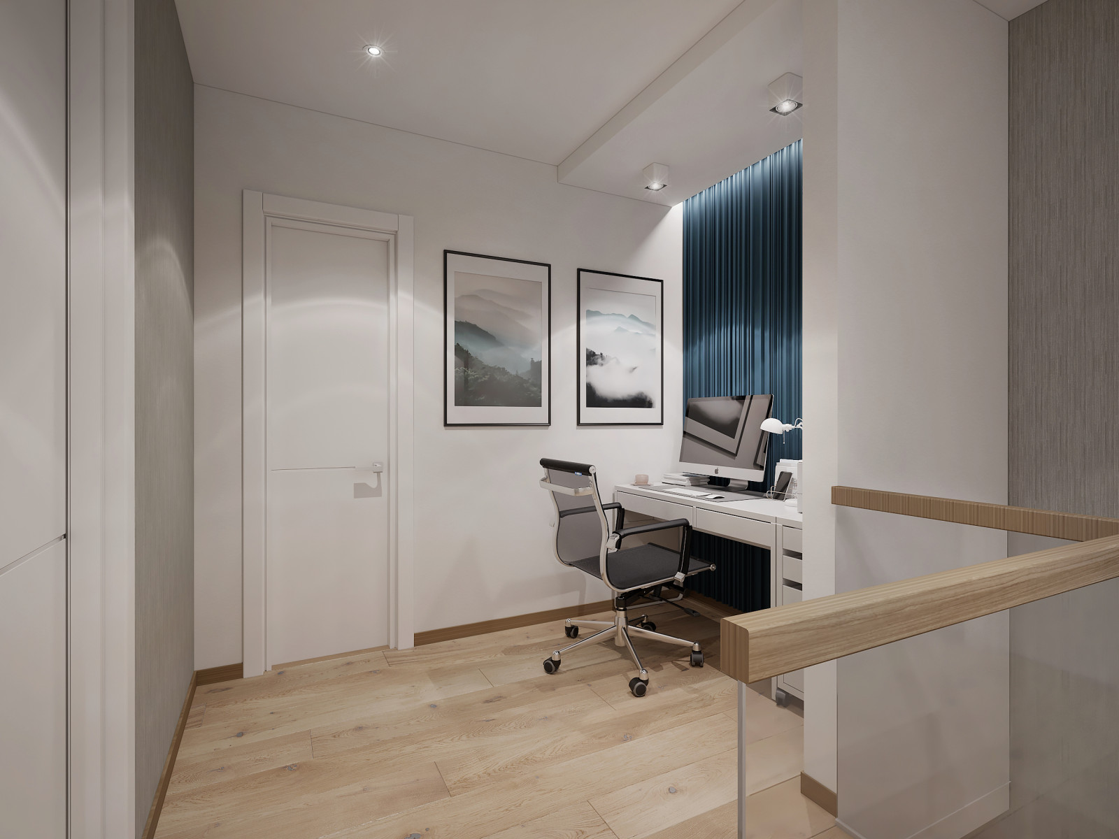 Интерьер двухуровневой квартиры