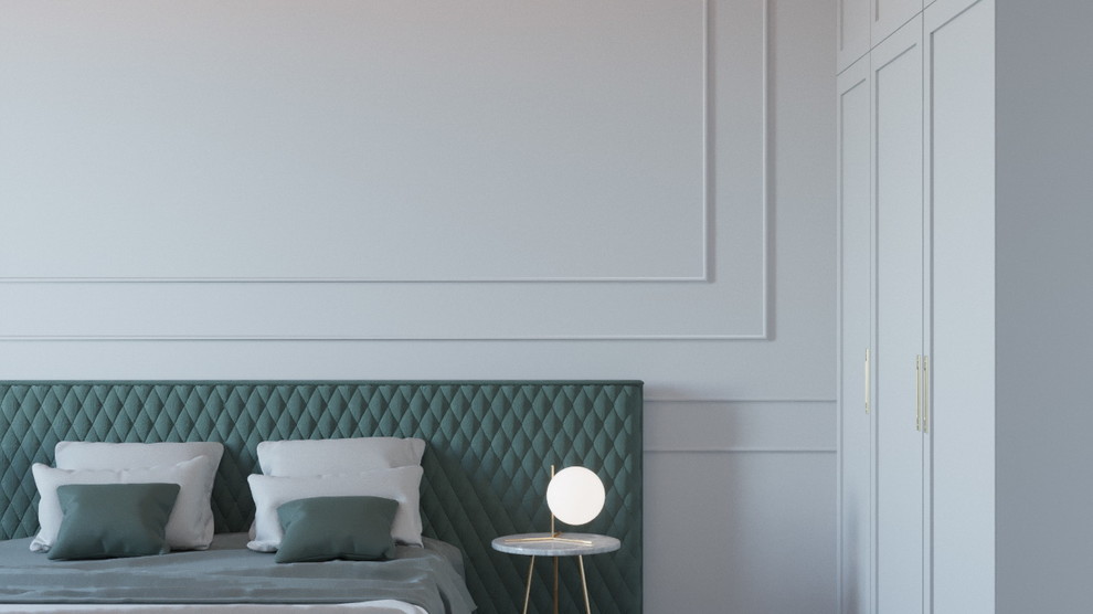 Дизайн интерьера апартаментов в Изумрудных оттенках