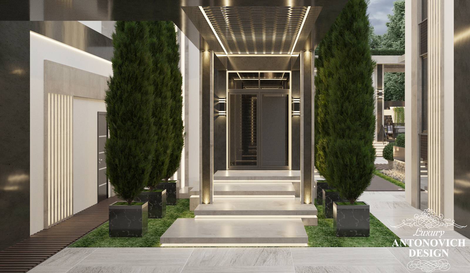 Дизайн-проект экстерьера современного дома