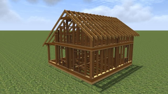 Каркасный индивидуальный дом [015.14]