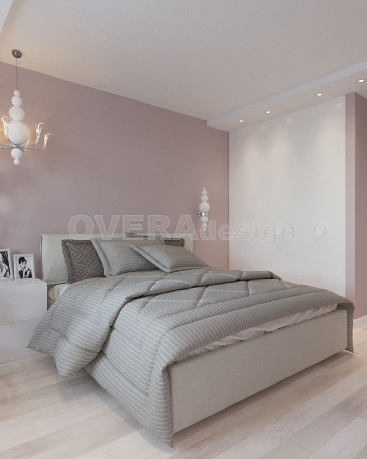 Проект 3х комнатной квартиры в стиле фьюжн