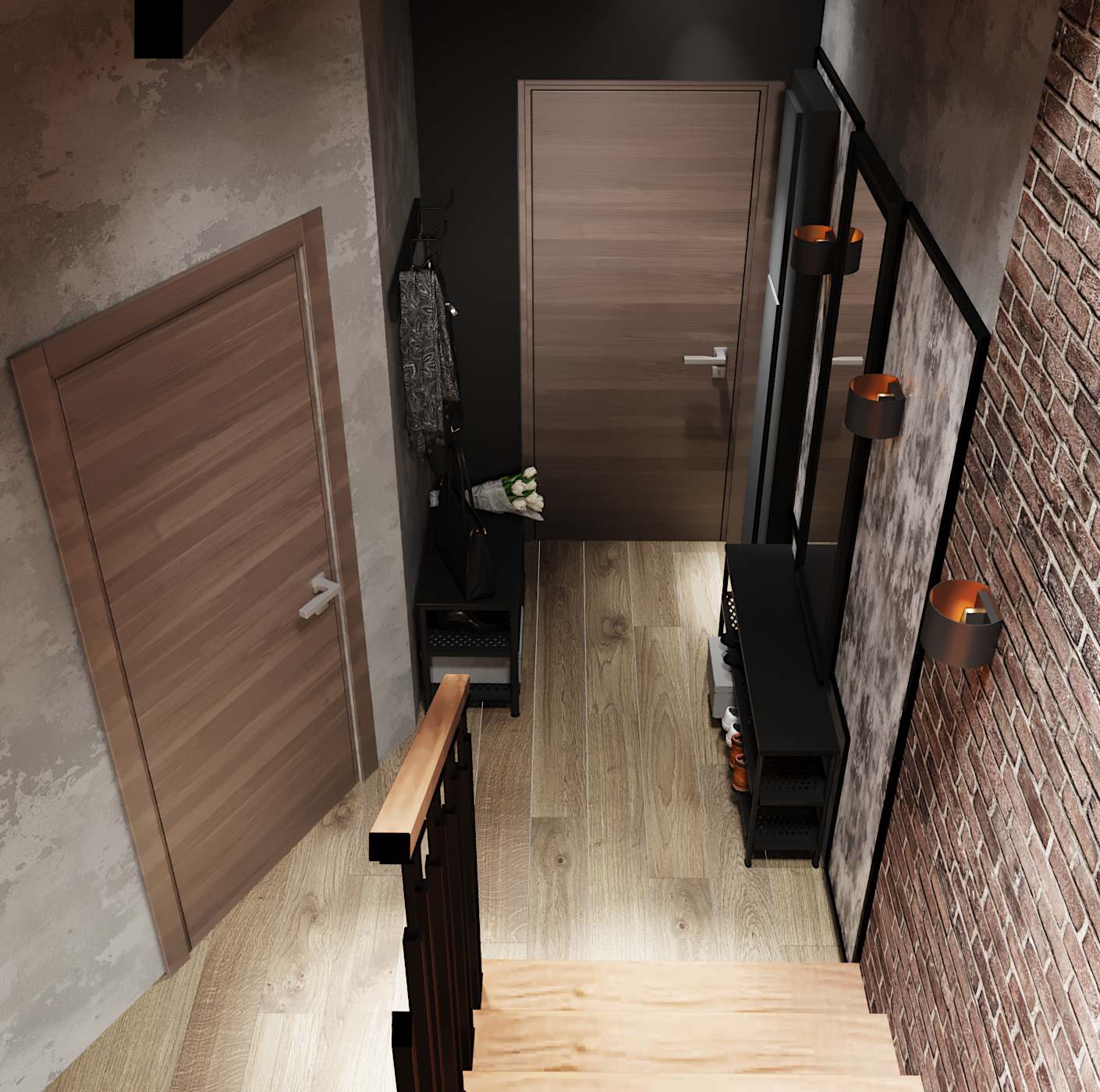 Дизайн дома в стиле "Лофт" в Немецкой деревне