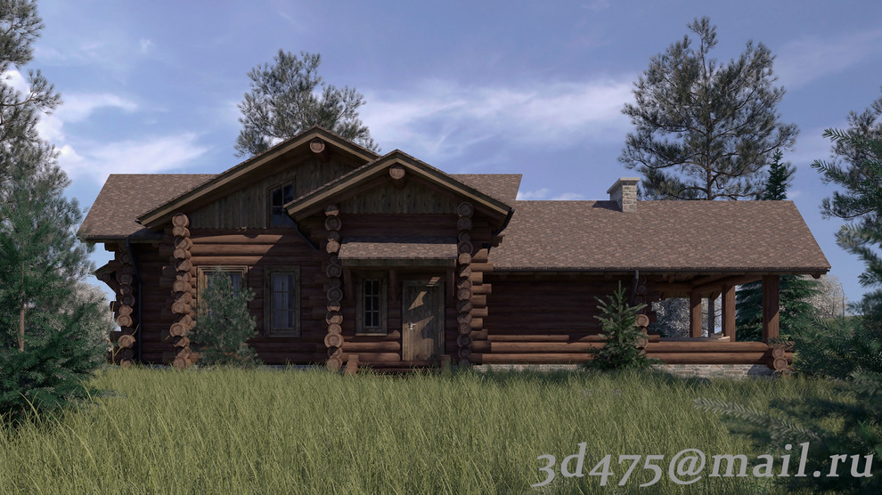 проект дома, ручная рубка.