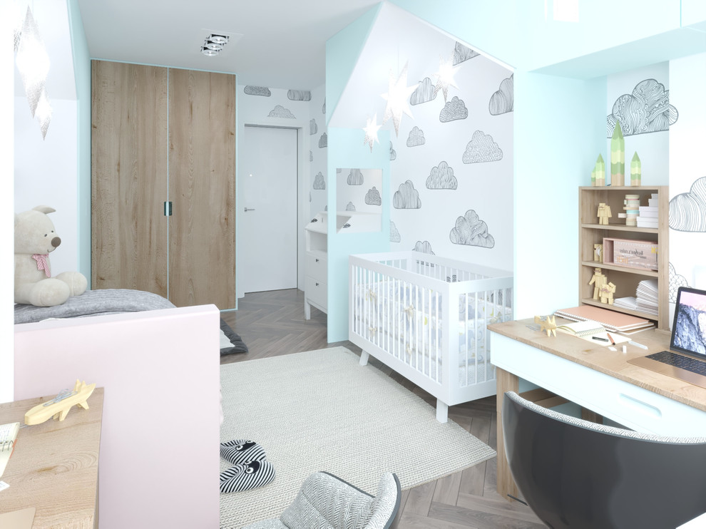 Обложка проекта: Дизайн детской "Сказочное небо"