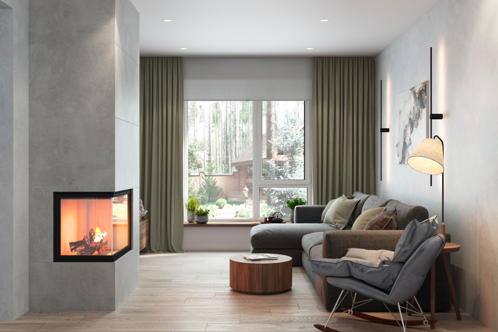 Кухня-гостиная в загородном доме