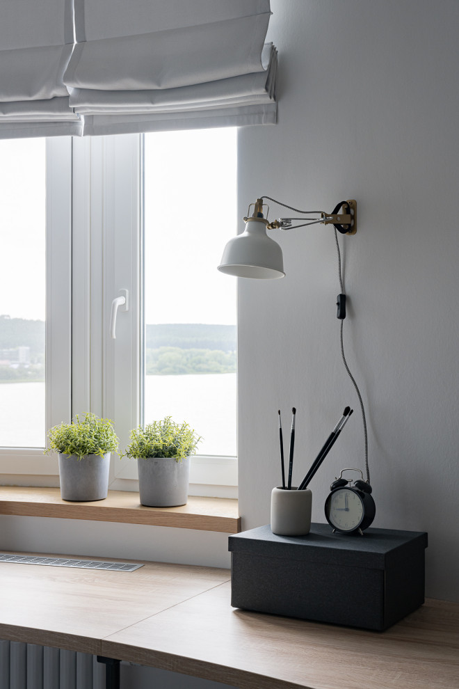 Уютная графичность. Квартира - отдых для семьи врачей