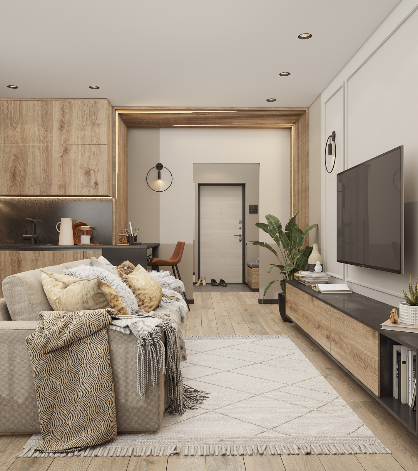 Кухня-гостиная