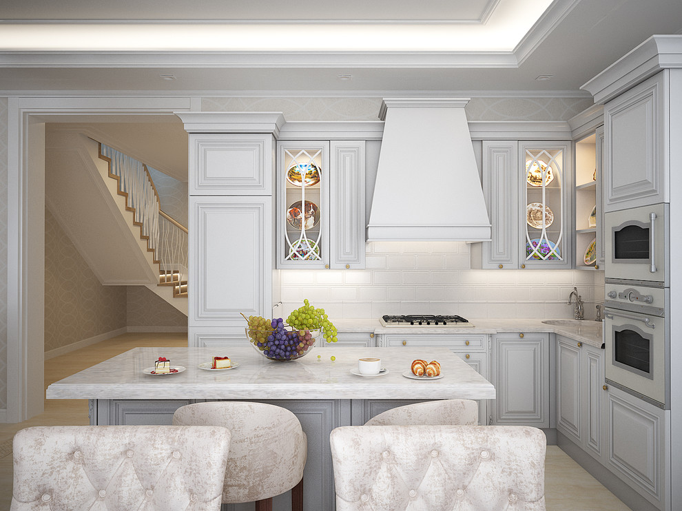 дизайн интерьеров дома 200м2 в пос. Гильдеево