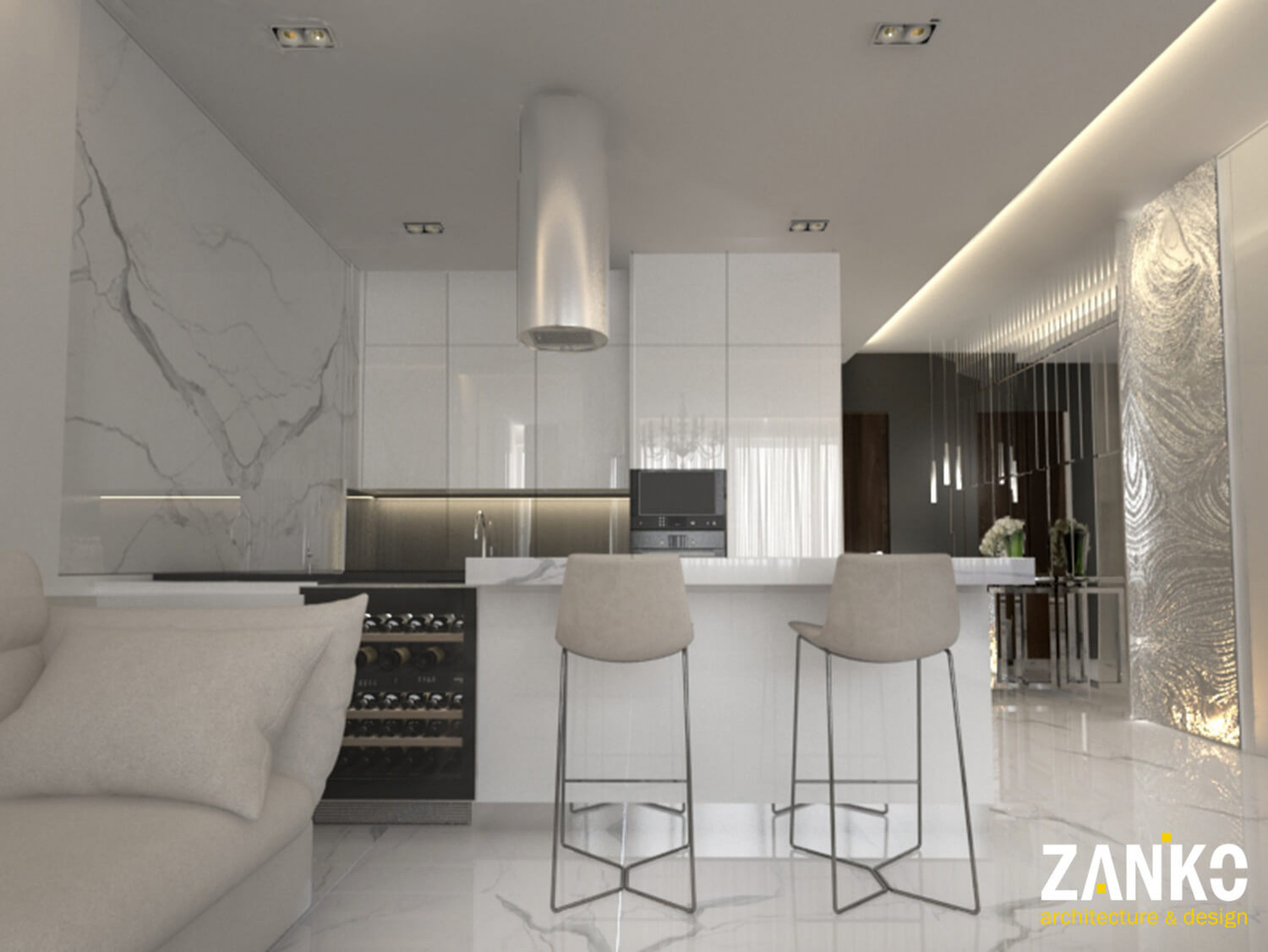 Дизайн квартиры в ЖК River Stone