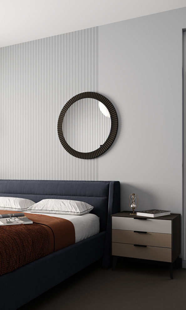 Визуализация спальни по дизайну Яны Феодориди