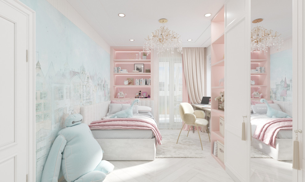 легкая неоклассика в голубом