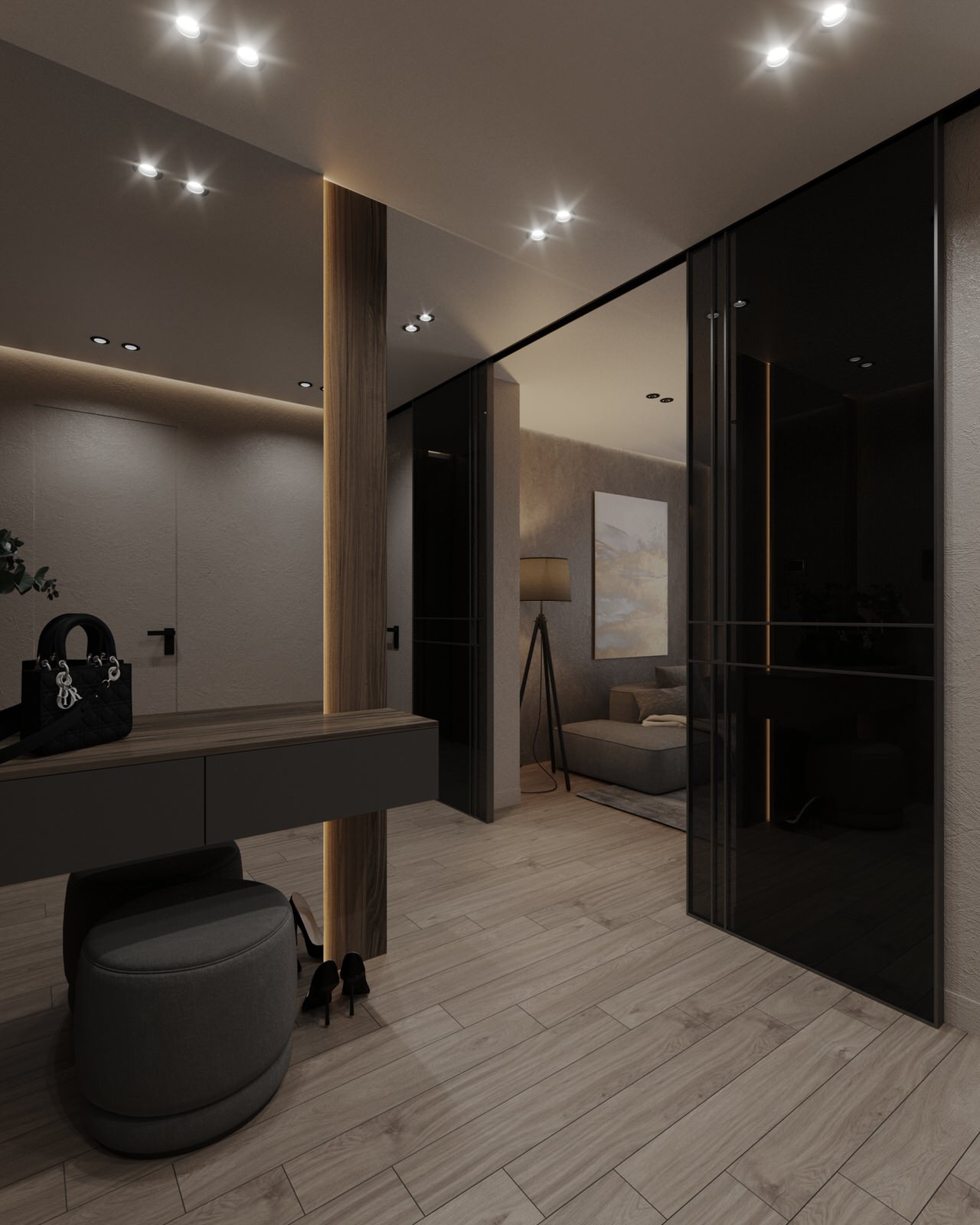 Двухкомнатная квартира с современным дизайном