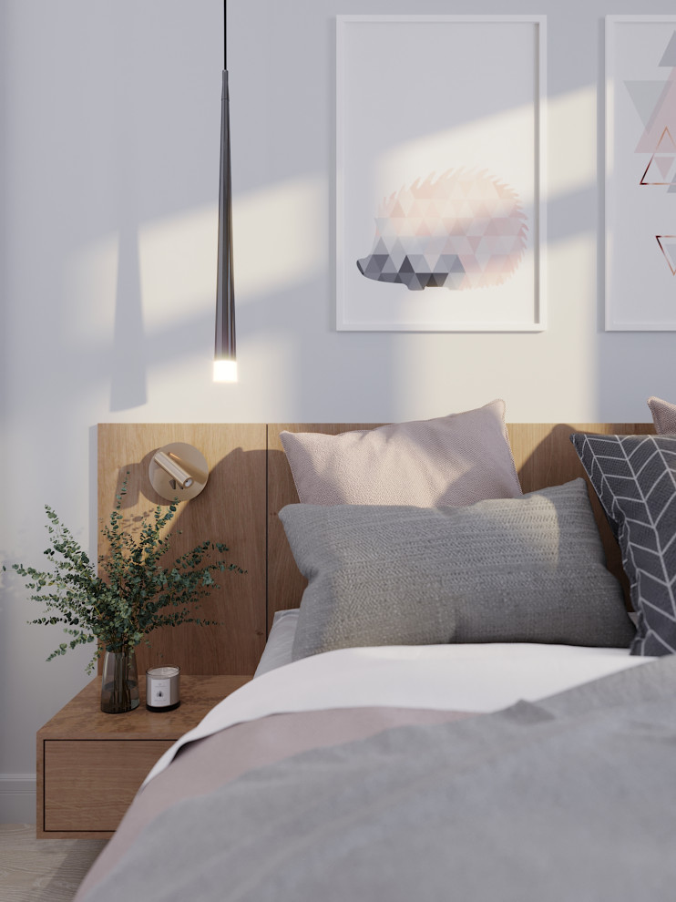 Обложка проекта: Квартира 42 м2, Красногорск, ЖК Спасский мост, "Квартира для двоих"