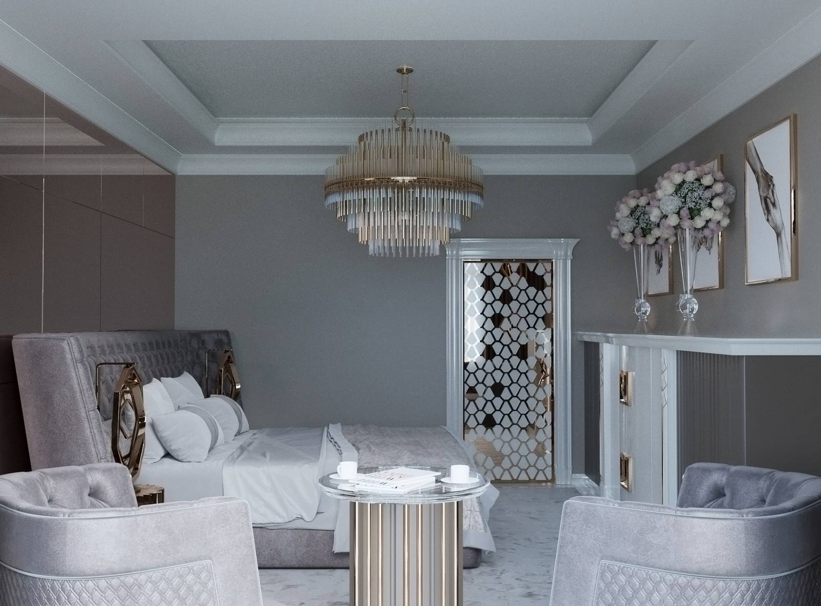 Обложка проекта: Спальня "Two hands"