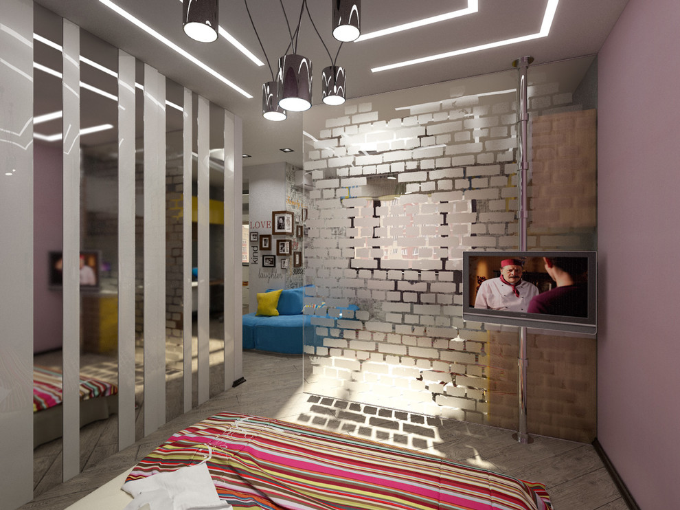 Урбанистический дизайн малогабаритной квартиры по мотивам Нью-Йорка