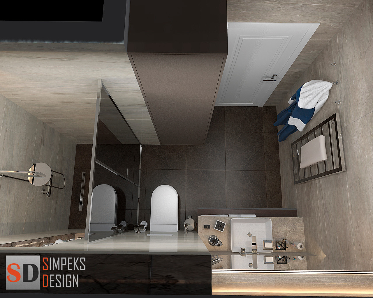 Washer and dryer in the closet