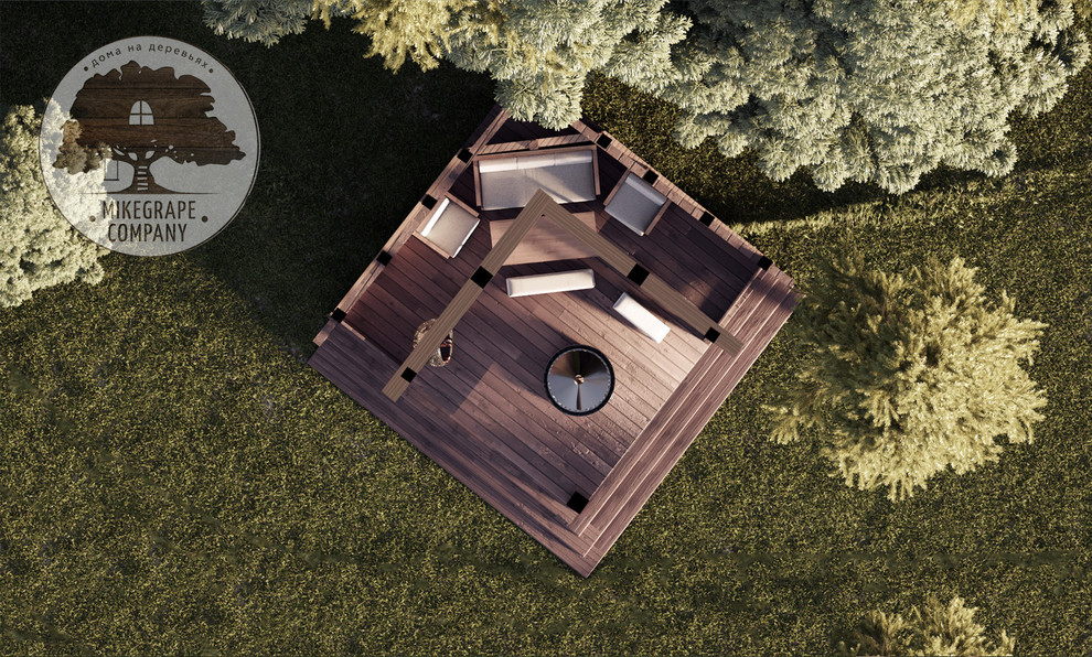 Обложка проекта: Беседки на земле и на деревьях