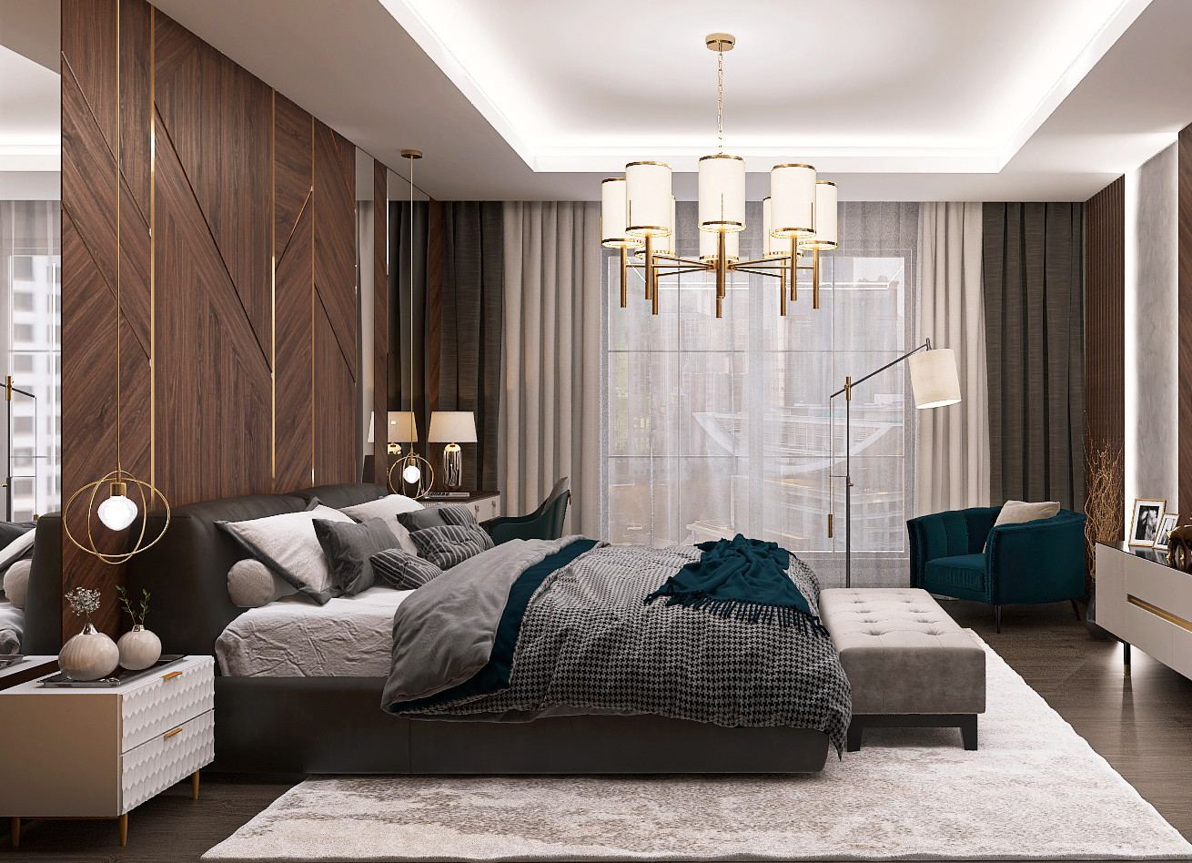 Большая спальня