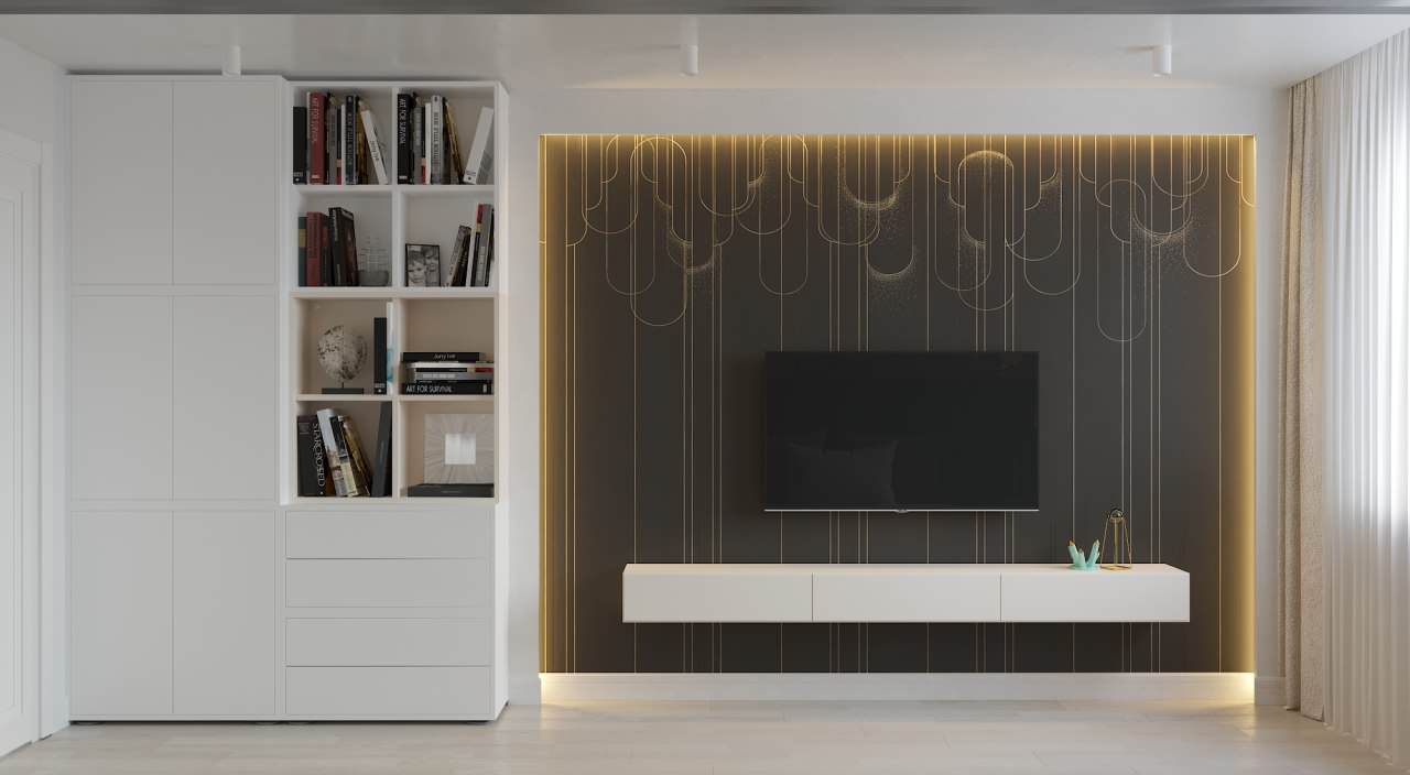 СПАЛЬНЯ С РАБОЧЕЙ ЗОНОЙ