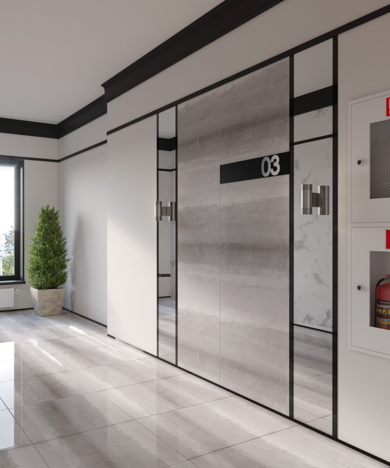 Ощественные зоны жилого комплекса "Резидент"