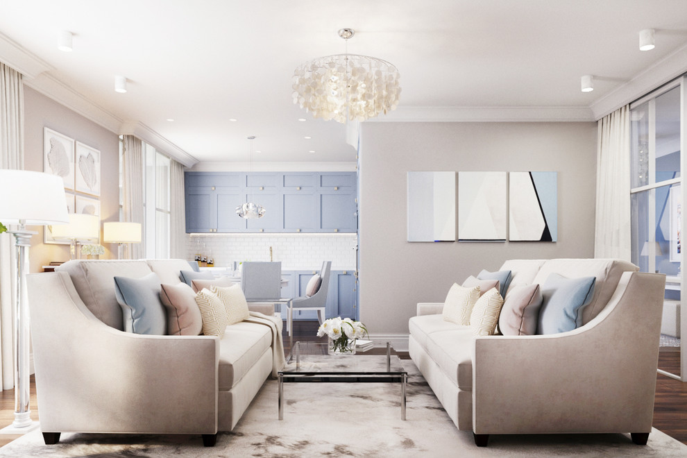 Апартаменты (85 квм) в стиле современной американской классики