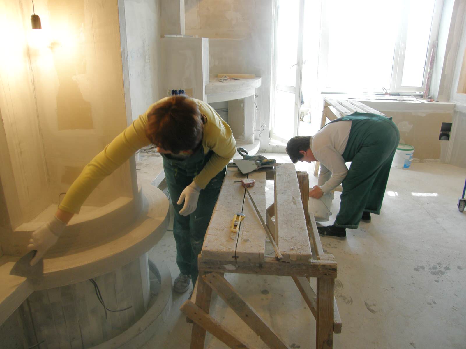 Красногорск, фотографии вовремя проведения строительных и ремонтных работ