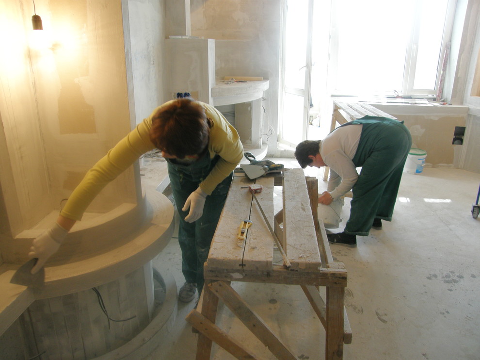 Красногорск, фотографии вовремя проведения строительных и ремонтных работ