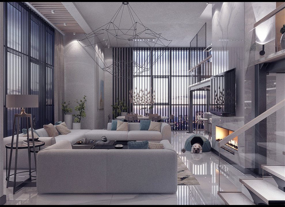 Пентхаус в стиле лофт