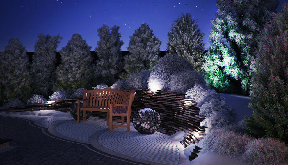 Проект благоустройства участка п.Зубарево. ЗИМА.