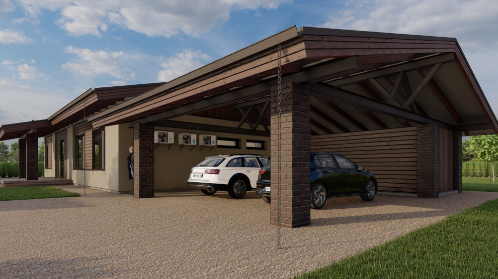 Обложка проекта: Практичный одноэтажный дом в г. Пенза