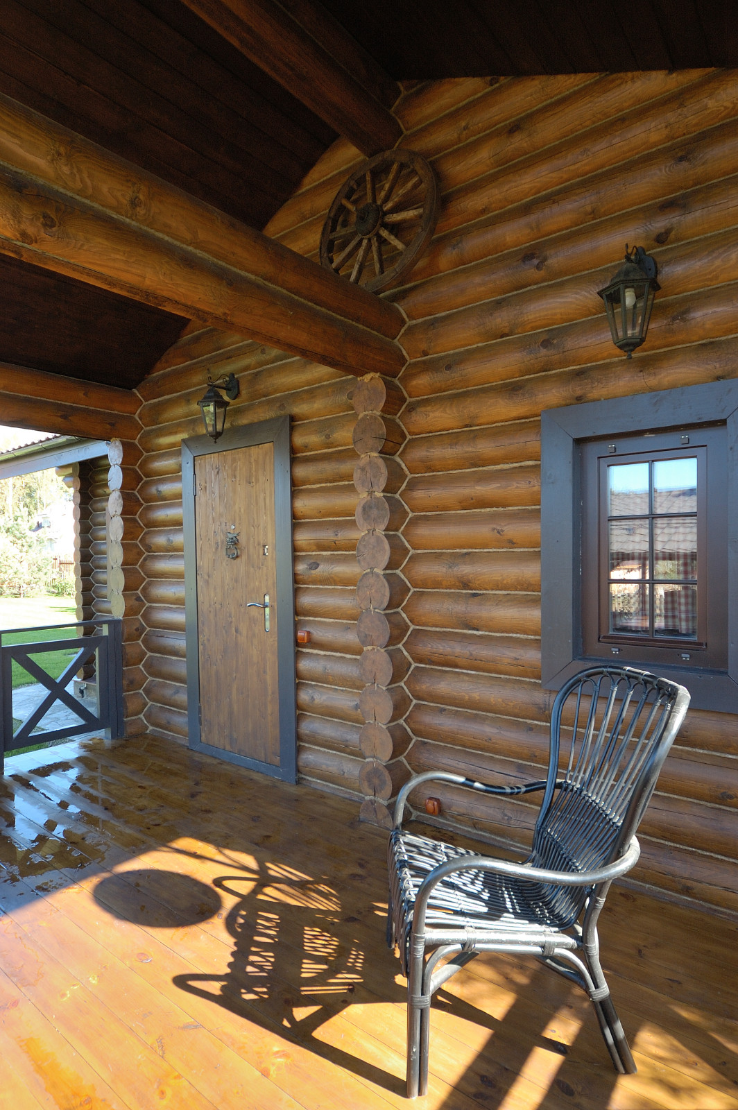 Баня из бревна