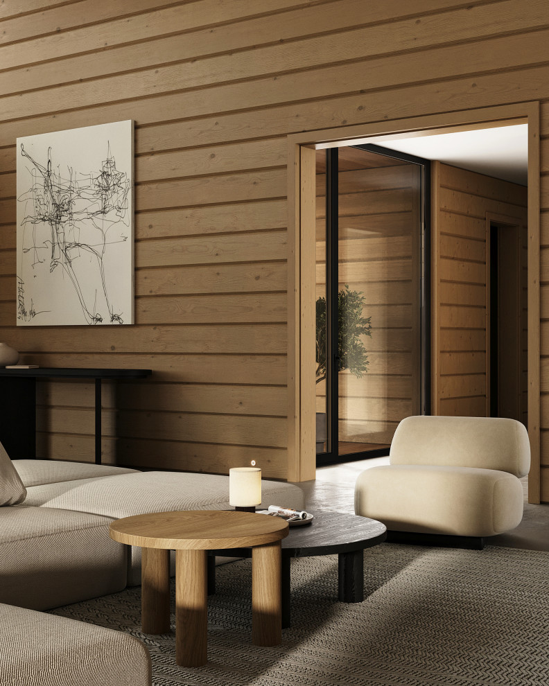 Дом из клееного бруса, интерьер