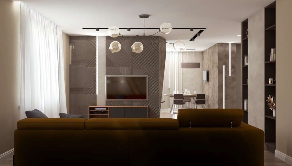 Дизайн - проект 3к кв 107 м2 в ЖК Ривер Парк