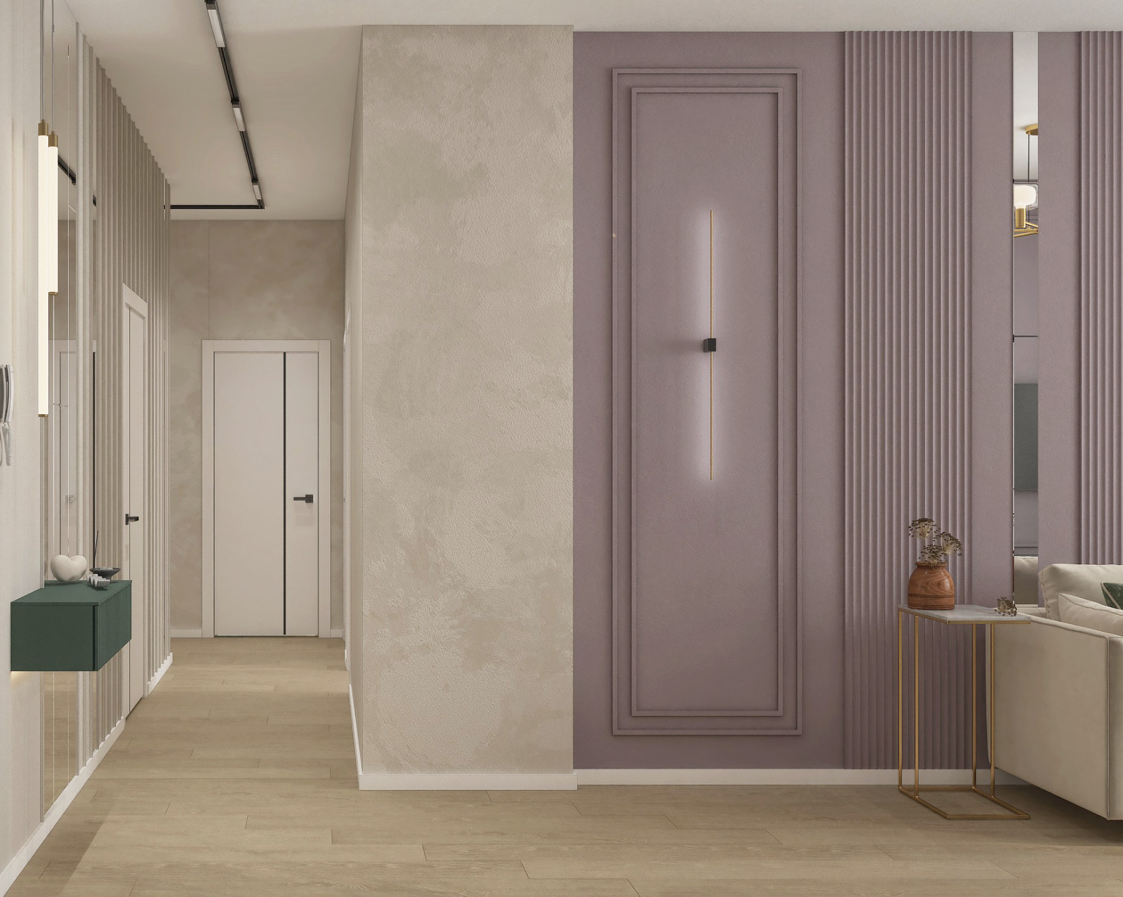 Элегантная квартира в Москве для молодой семьи